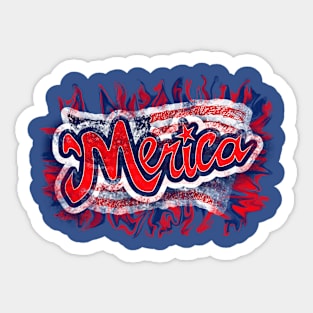 Merica Sticker